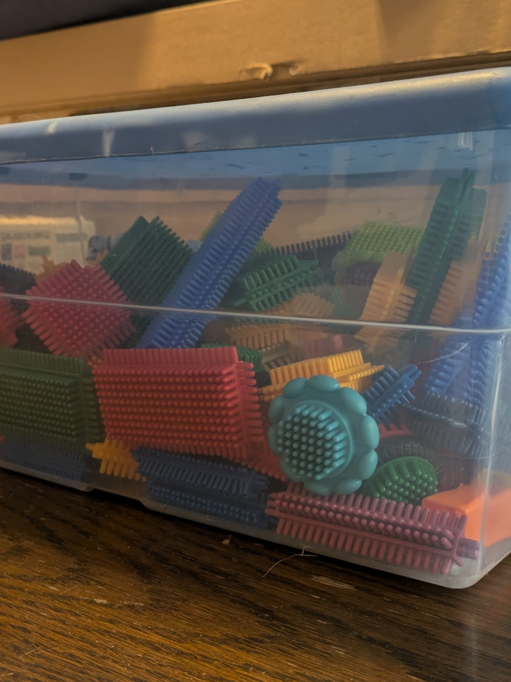 Interlocking Bristle Building Blocks Set - Multicolor - Picture 2 of 2